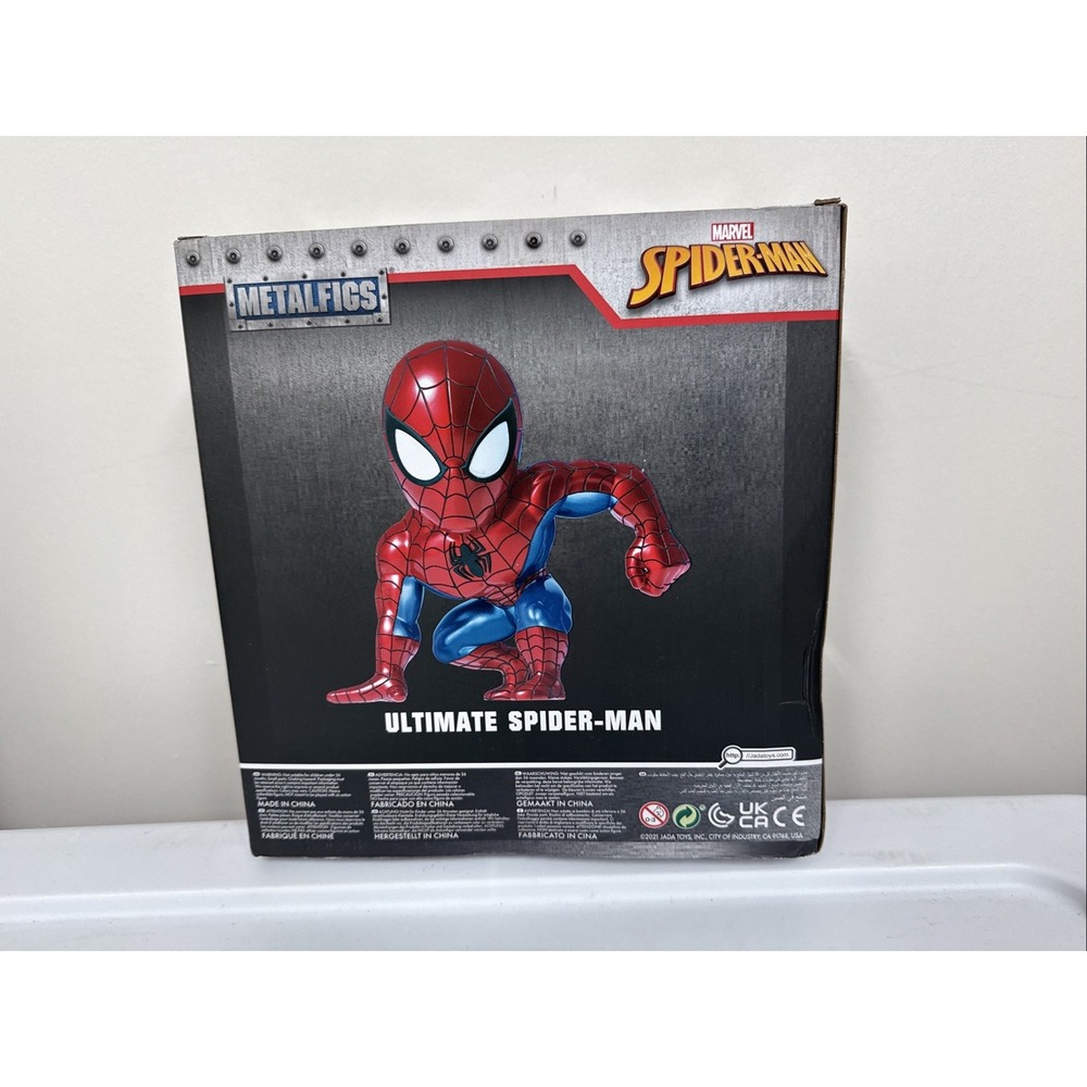 Jada 6"‎ MetalFigs Ultimate Spider-Man Figure Marvel Movie 32866 New In Box - Picture 3 of 8